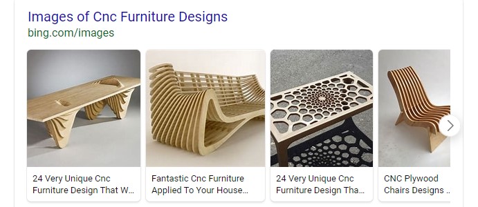 Examples of cool CNC furniture from Google search