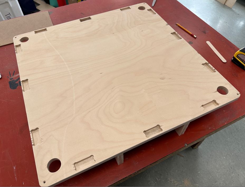 Carrom board top assembly