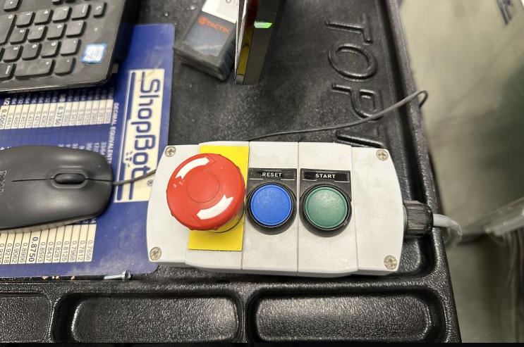 ShopBot emergency button 2