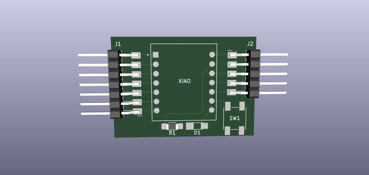 KiCAD Xiao design