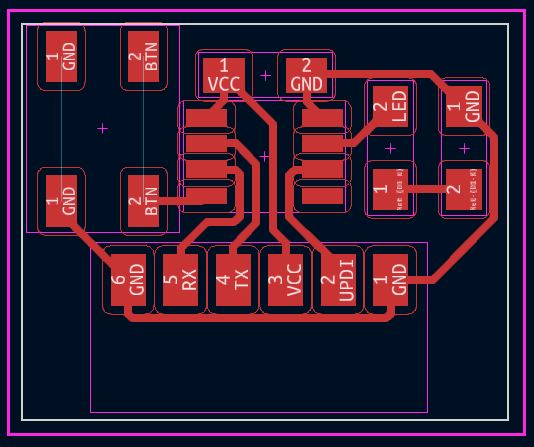 KiCAD PCB Editor screenshot