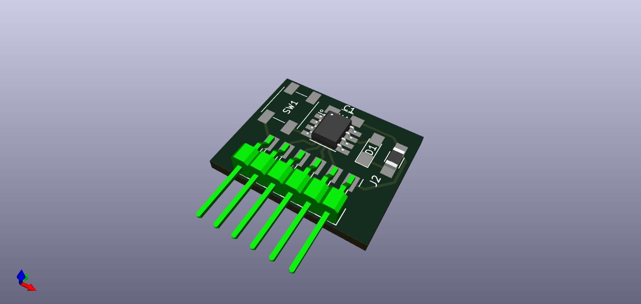 KiCAD 3d render