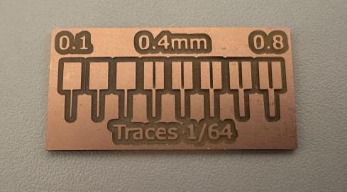 Line test board milled