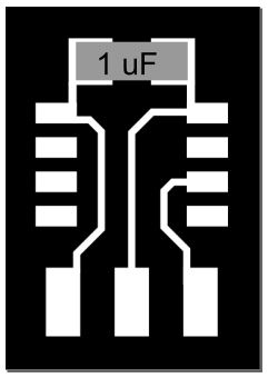 Non-solder ATtiny412 breakout board inkscape
