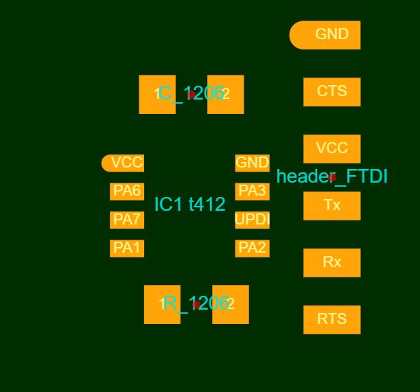 412 Joystick footprints in SVGPCB