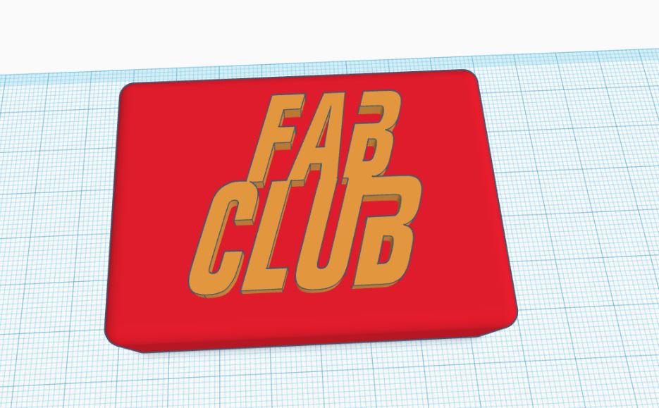 Fab club Soap Tinkercad top