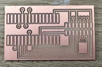 LED Matrix shield front