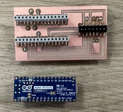LED Matrix shield front v2