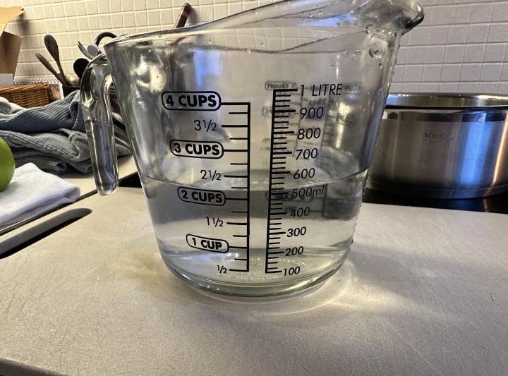 500ml water