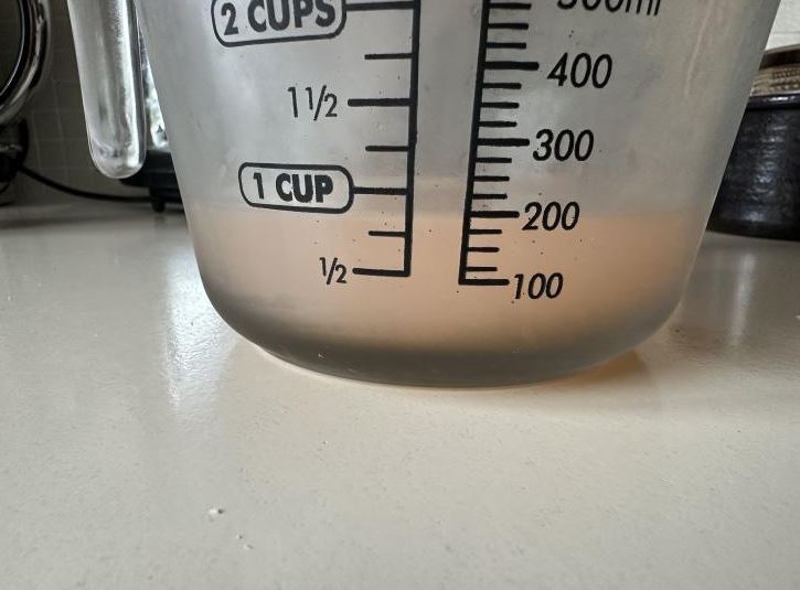 After straining through cheesecloth overnight