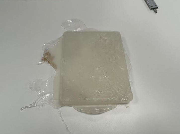 Plastic out of mold