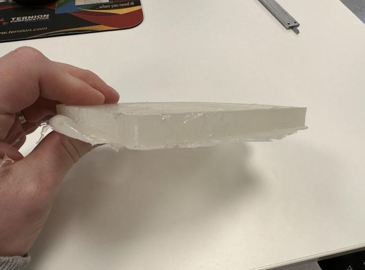 Pressed plastic