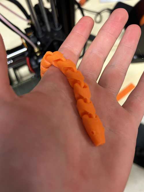 Print-In-Place Articulated Snake