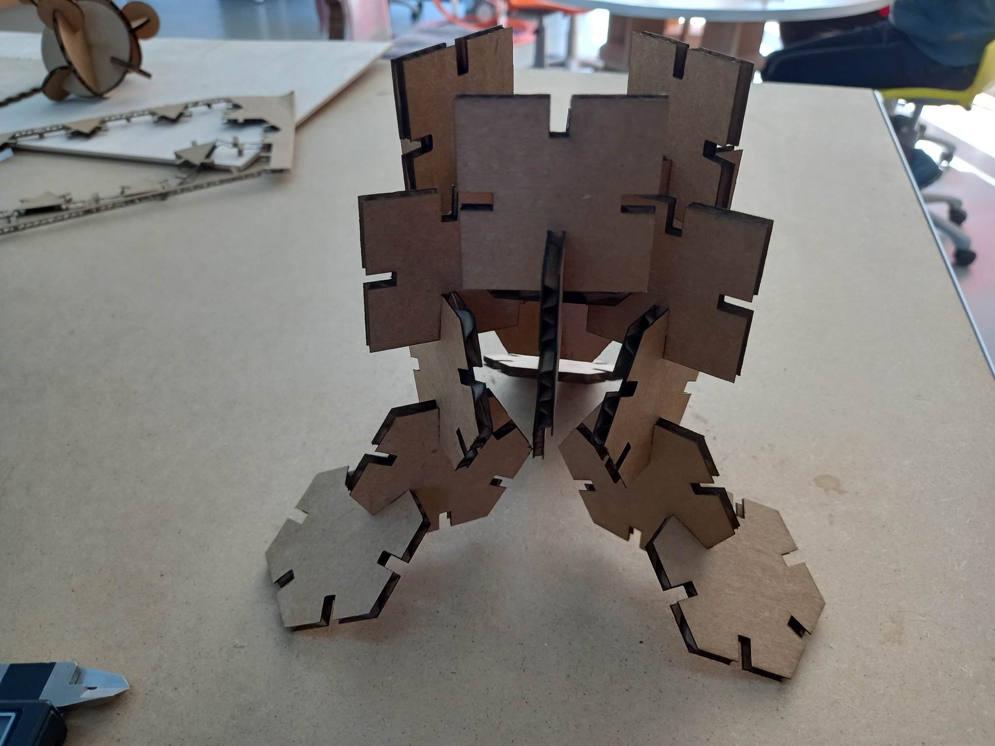 laser cutting result