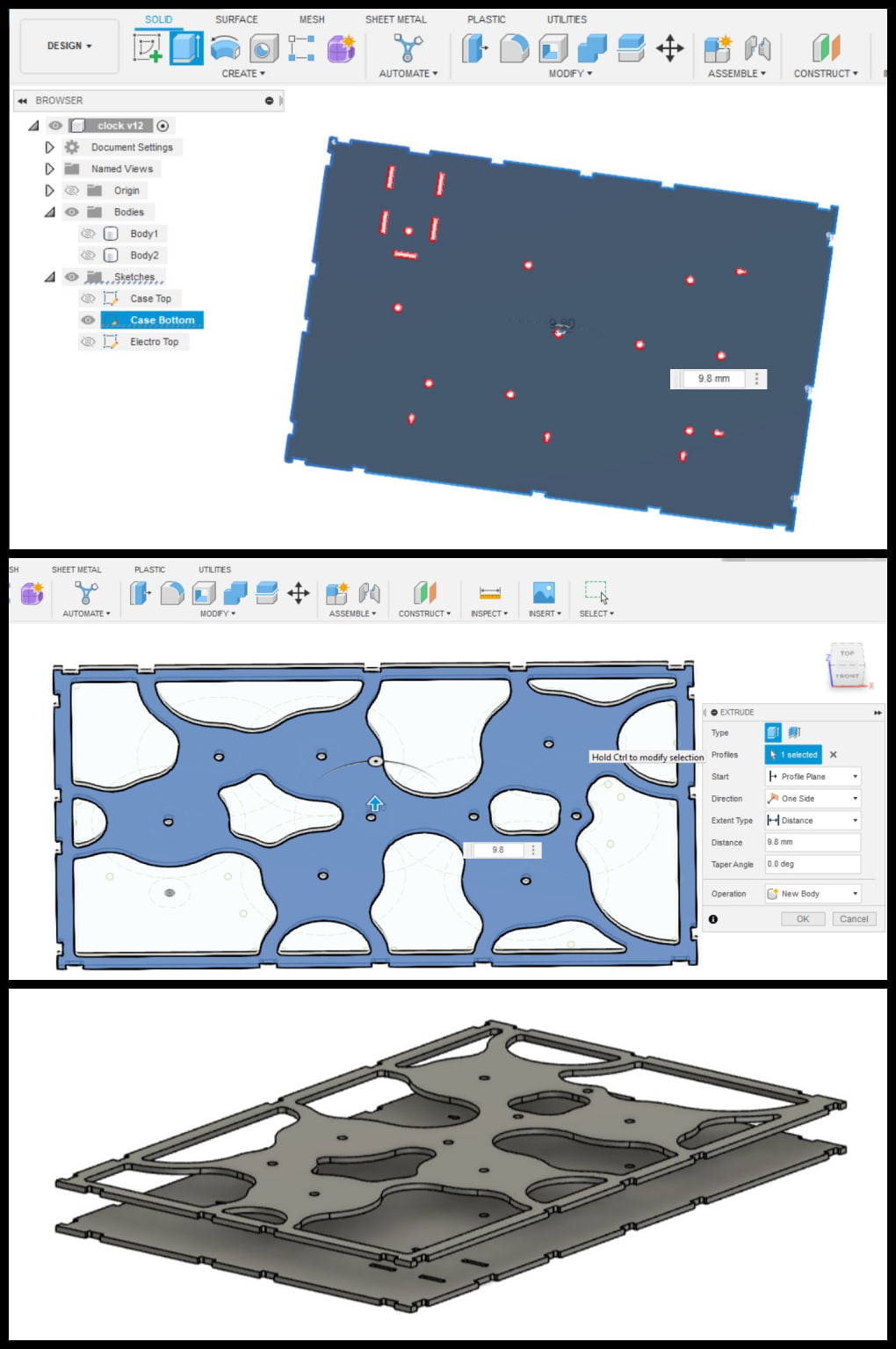 adding thickness to parts