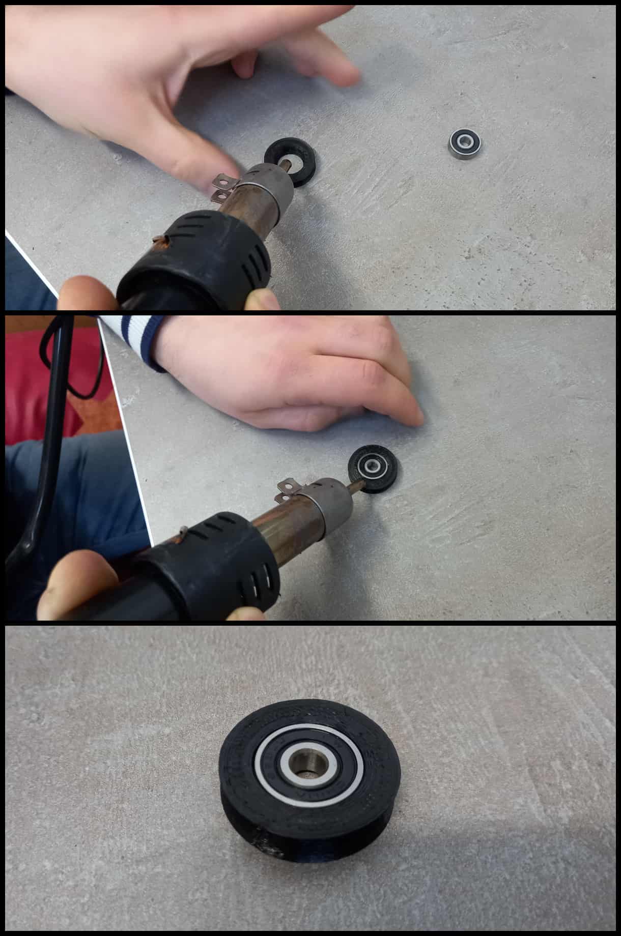 Block of electronics