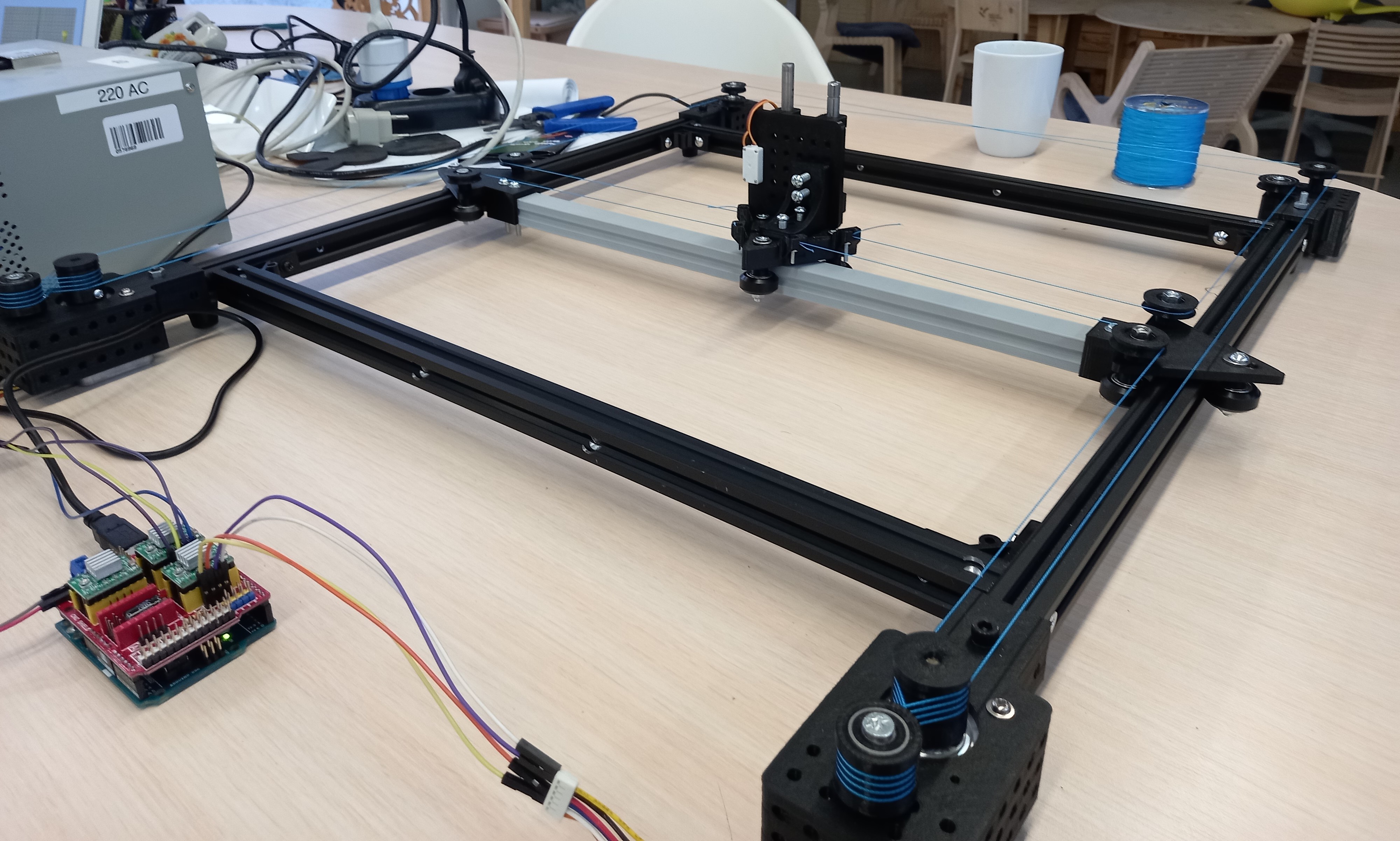 Block of electronics