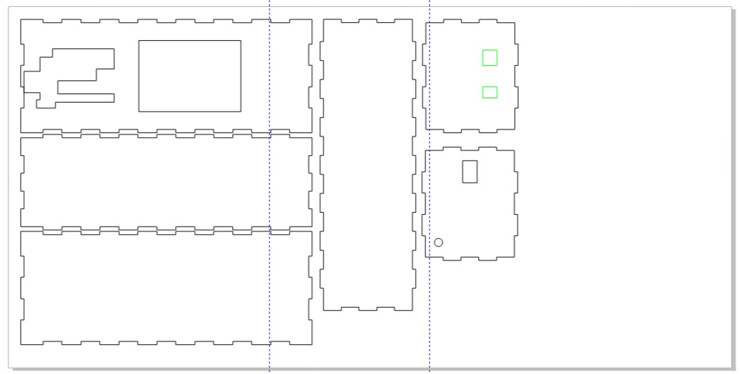 Block of electronics