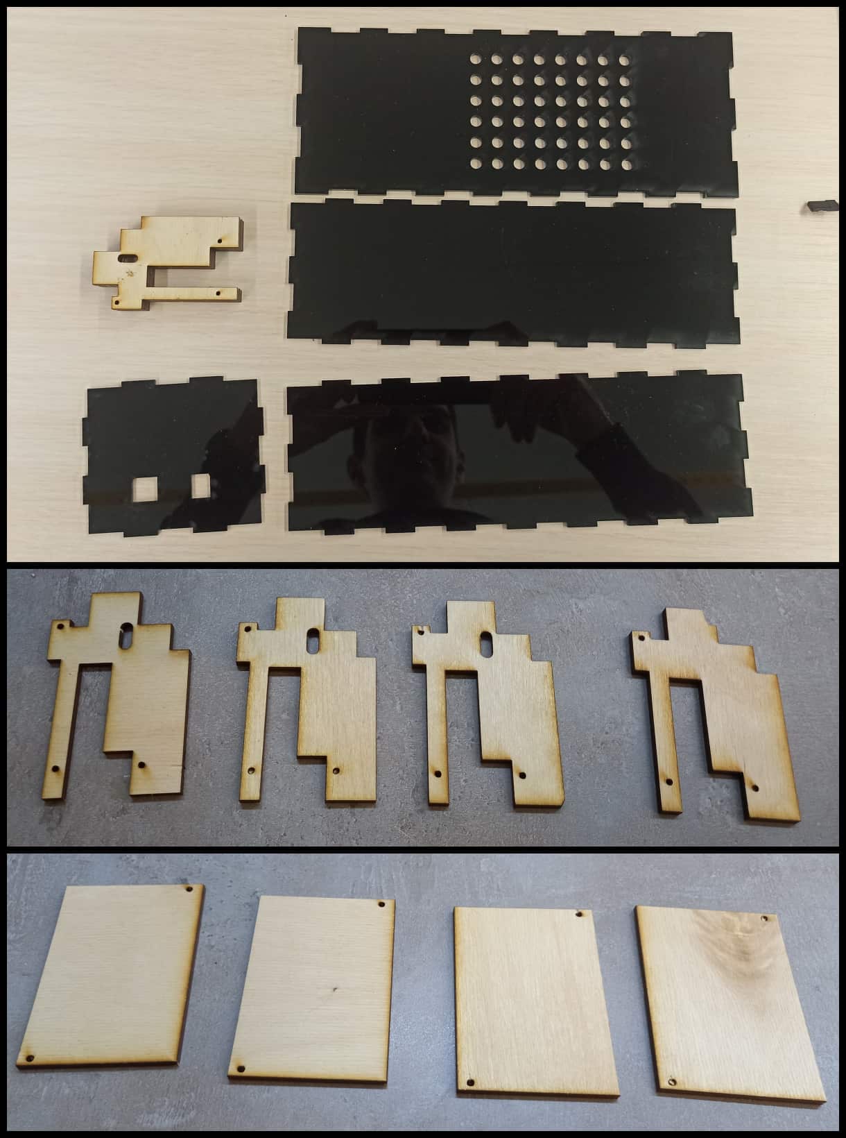 Block of electronics