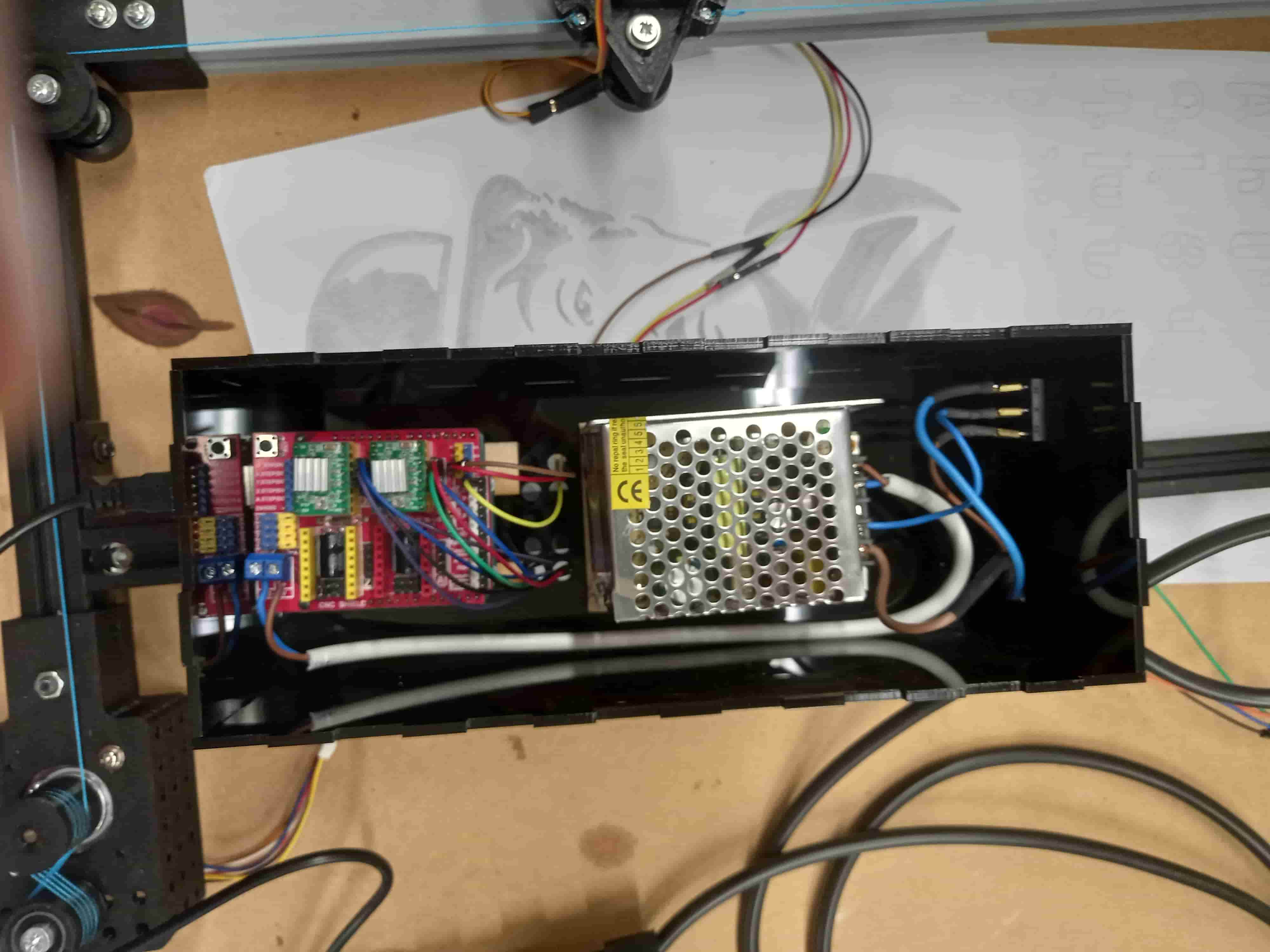 Block of electronics