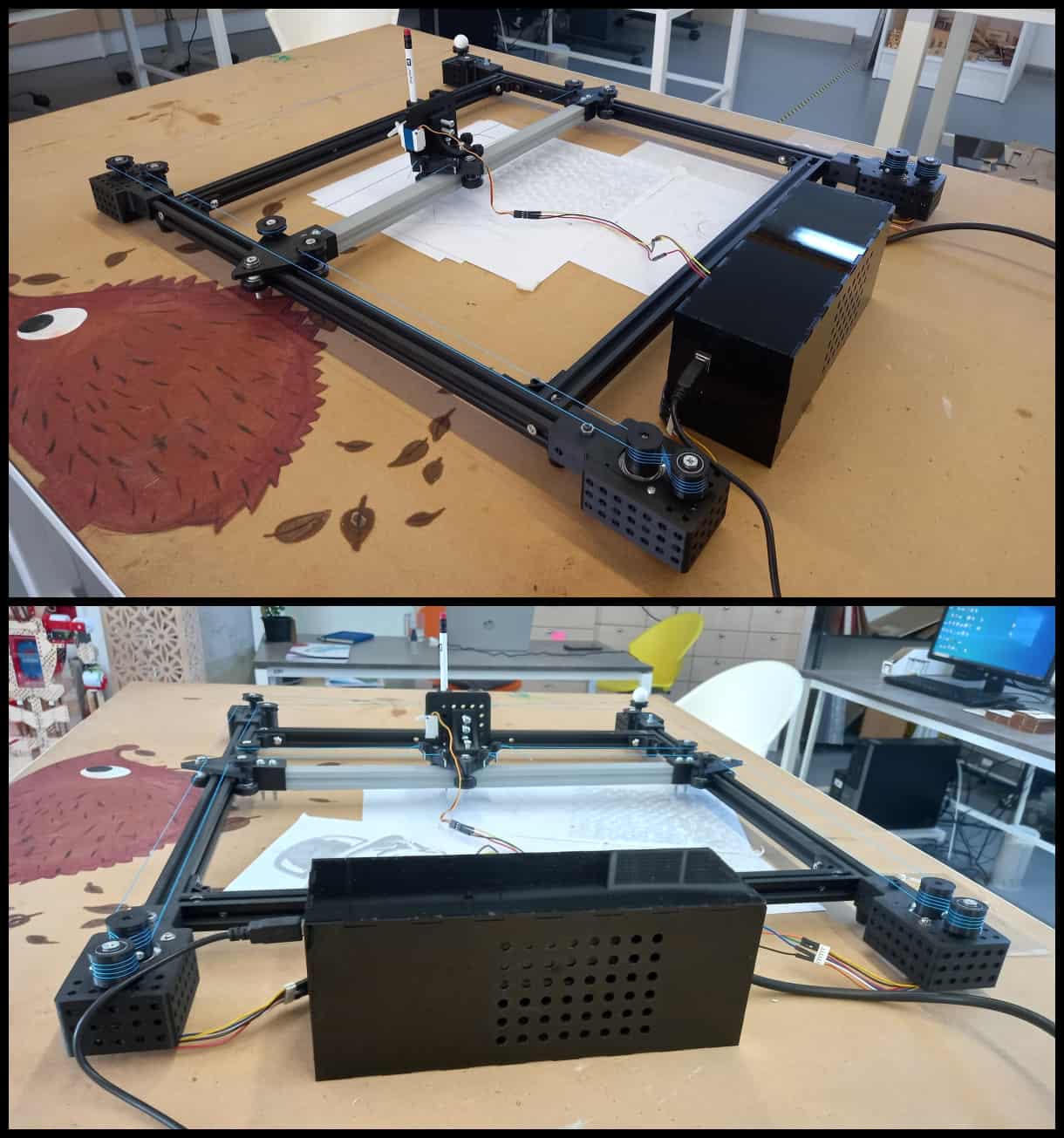 Block of electronics