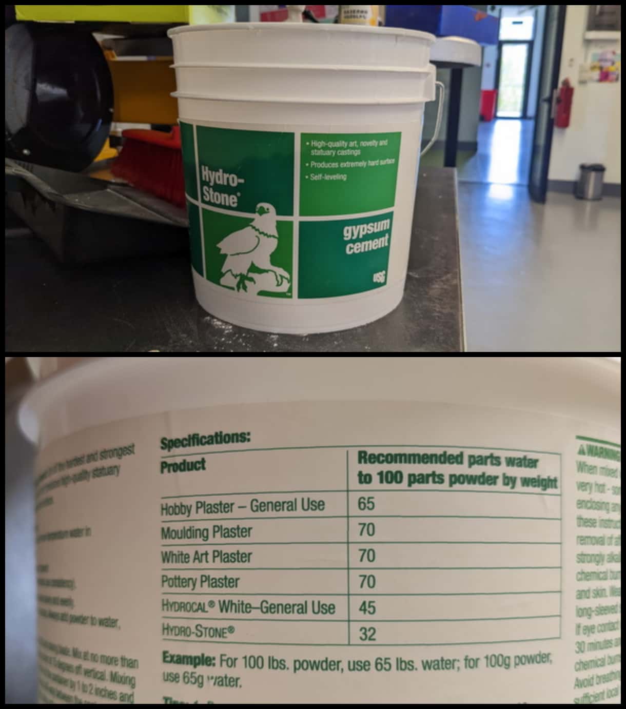 Creating plaster mold