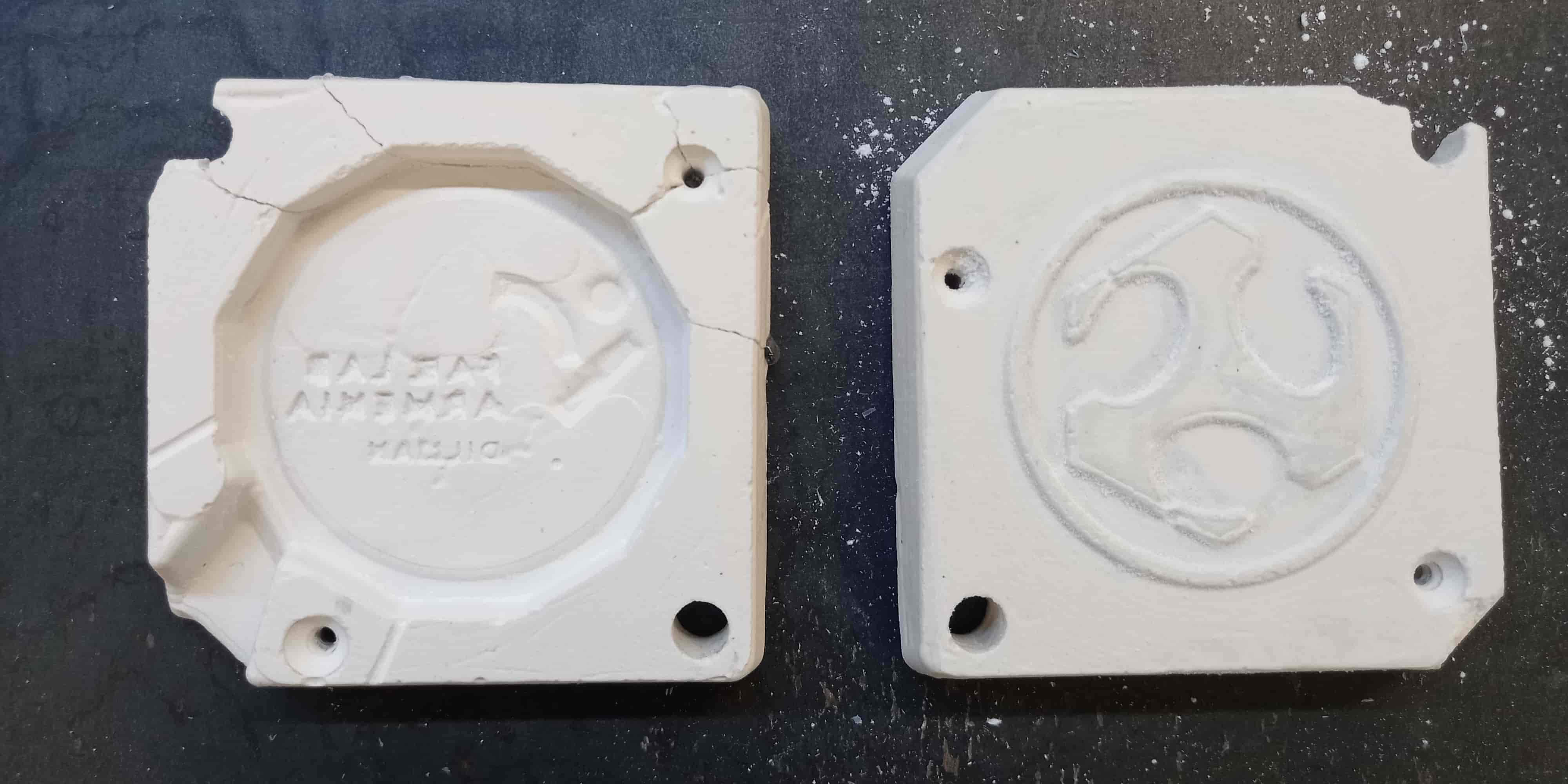 Creating plaster mold