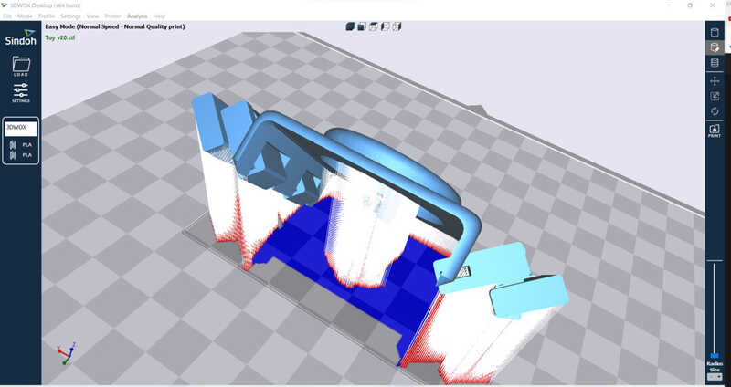 3D Printed Toy Slicer Screenshot 2