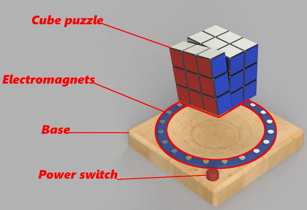 Floating Puzzle Cube