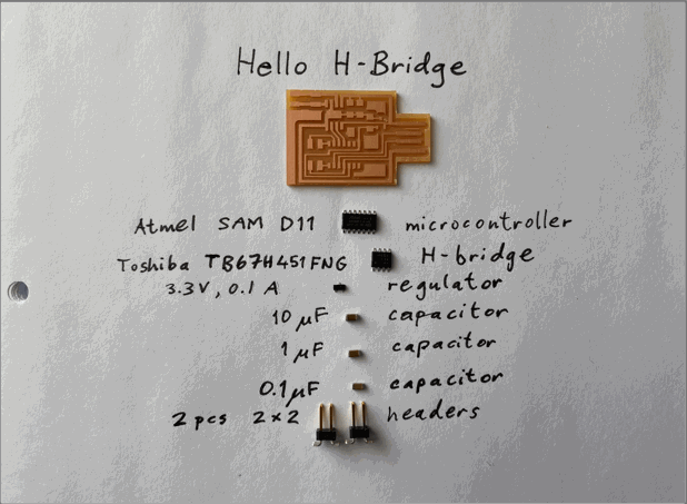 Soldering Hello H-bridge