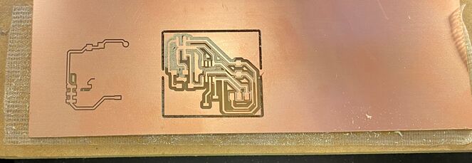 Laser diode board milled