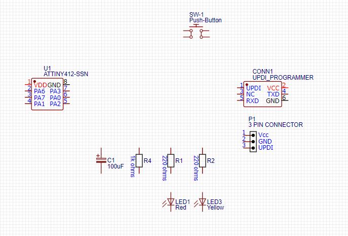 Components imported for the circuit