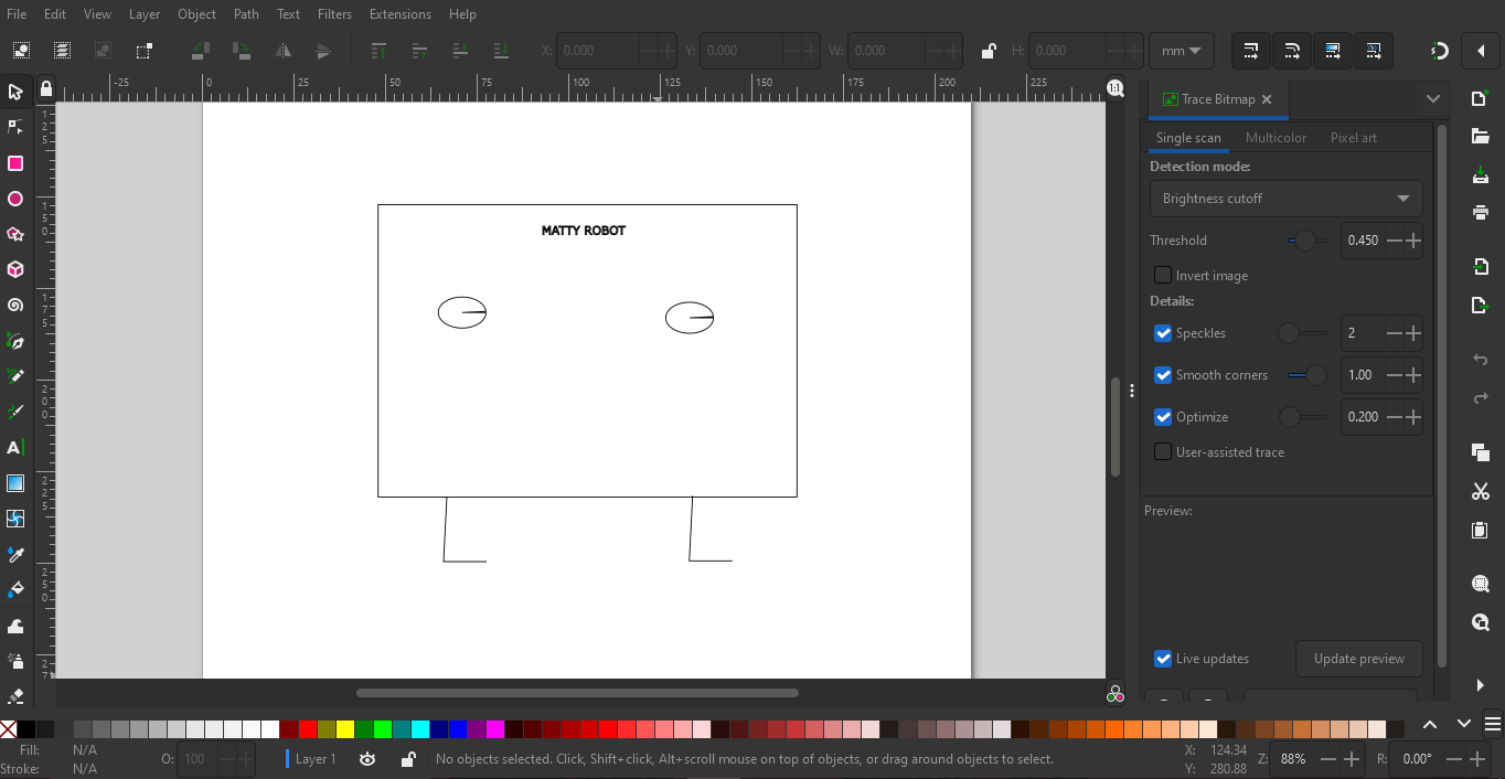 By applying the colors, the robot will be obtained in understandable ...