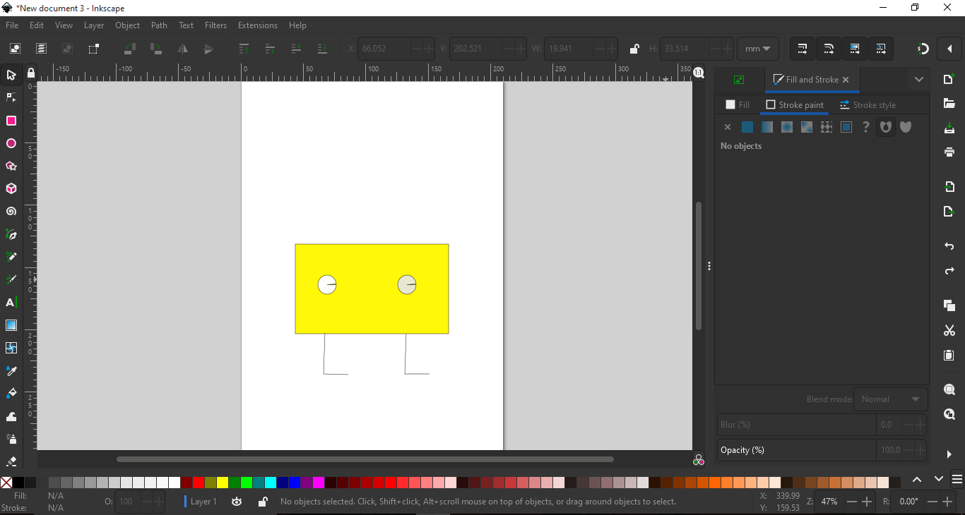 By applying the colors, the robot will be obtained in understandable ...