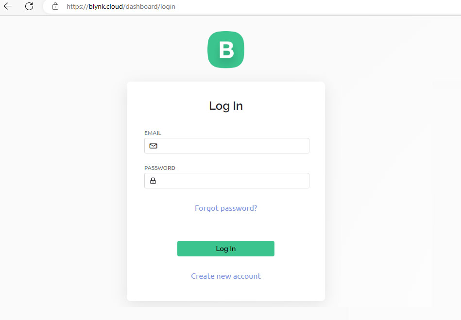 Blynk Login