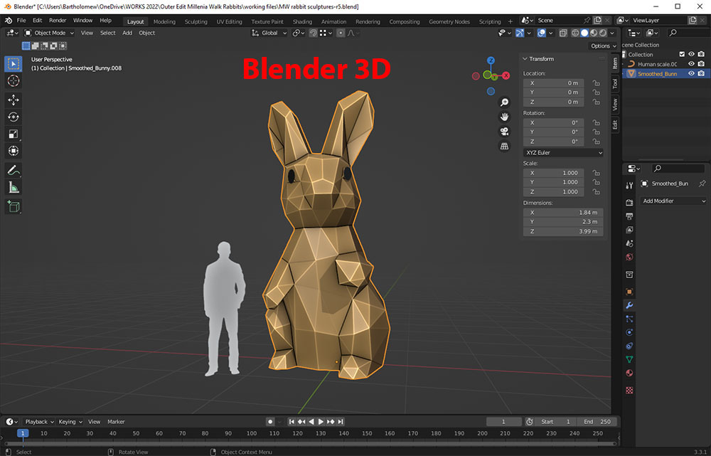 Pic of Blender3D software