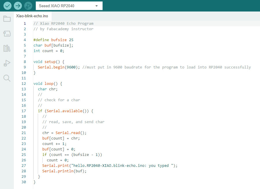 Arduino code