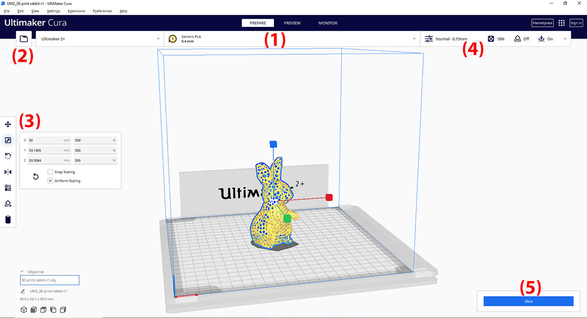 Ultimaker Cura Slicer