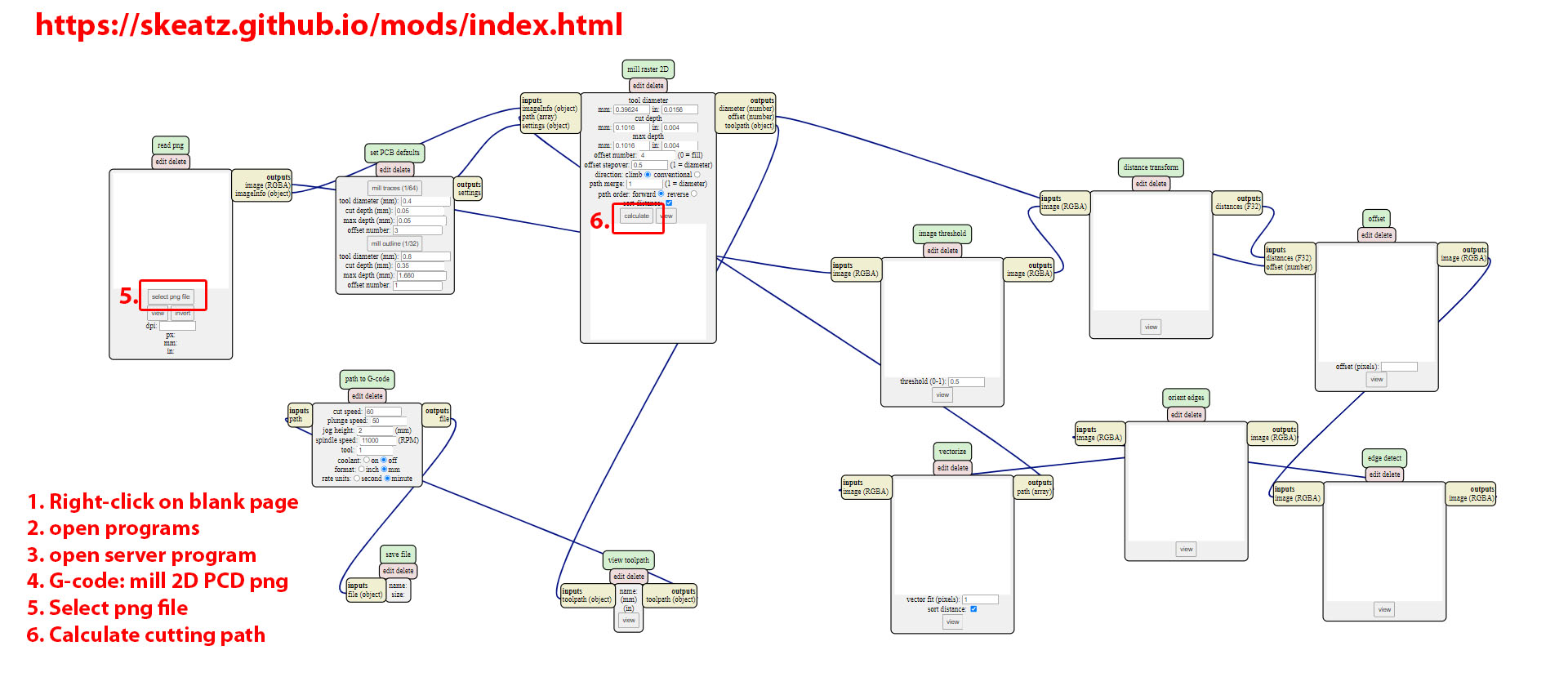 Mods to generate g-code