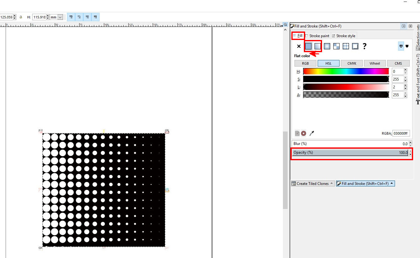 Clone copy gradient