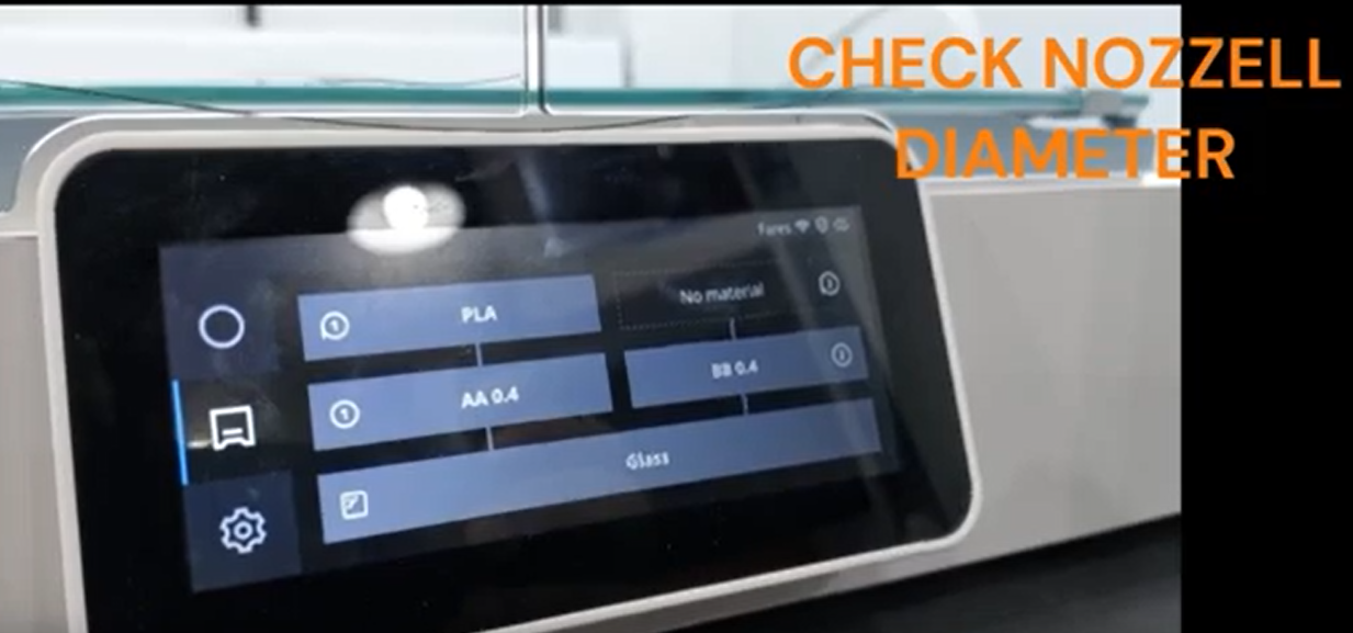 Checking Nozzle Diameter