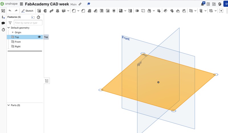 onshape create new document