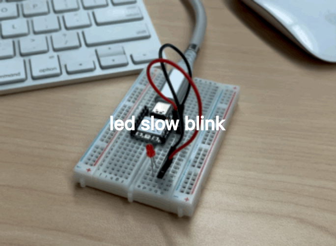 led slow blink