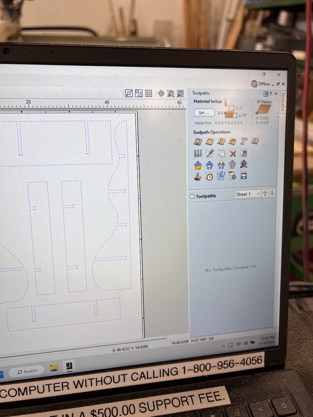 Adding a toolpath