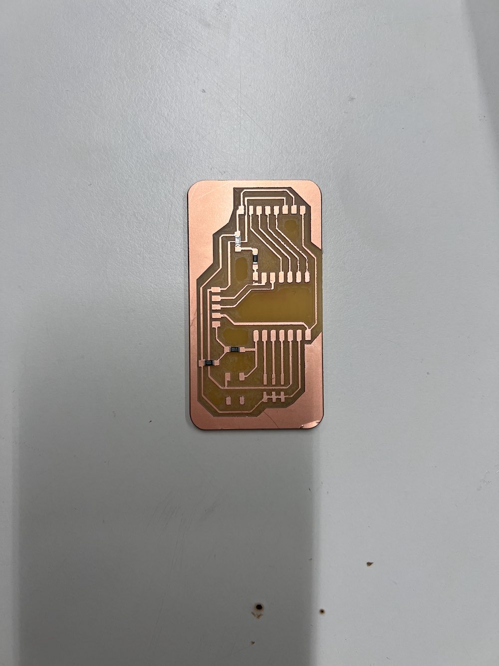 Aligning components on milled board