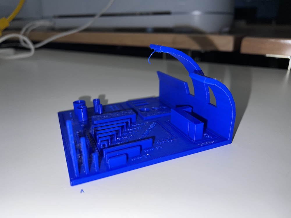 3D printer test print 2