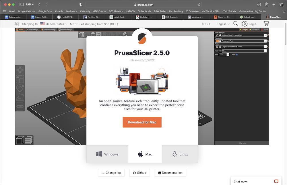 Prusa Download from Web
