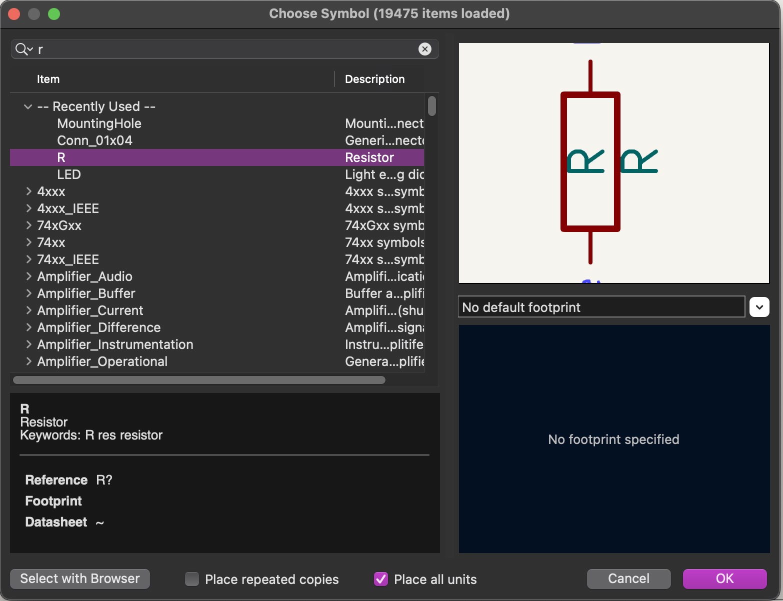 Resistor symbol