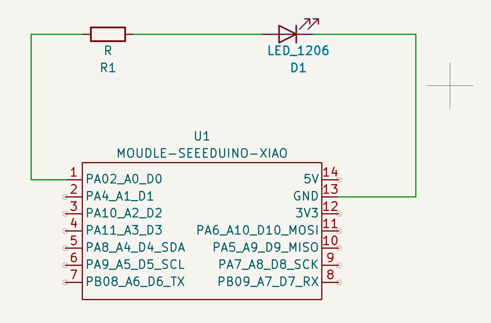 Schematic of PCB