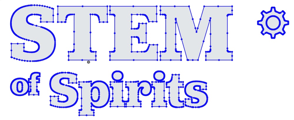 DXF of STEM of Spirits Logo